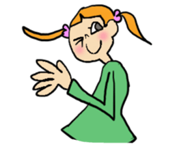 every day girl sticker #637724