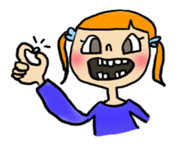 every day girl sticker #637725