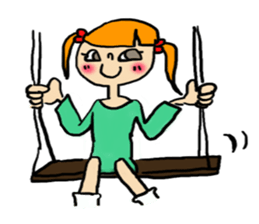 every day girl sticker #637726