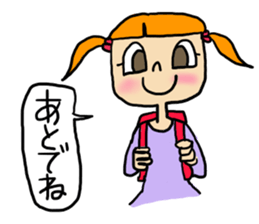 every day girl sticker #637756