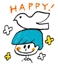 Satoshi's happy characters vol.12 sticker #637898