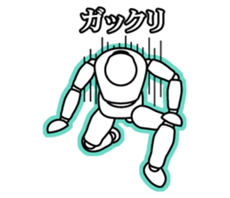 funny drawing dolls sticker #638130