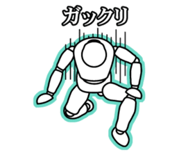 funny drawing dolls sticker #638130