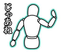 funny drawing dolls sticker #638131