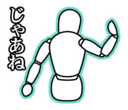 funny drawing dolls sticker #638131