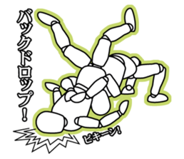 funny drawing dolls sticker #638138