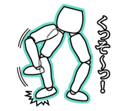 funny drawing dolls sticker #638154