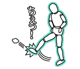 funny drawing dolls sticker #638157