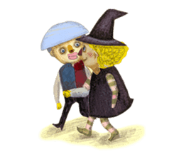 Witch Barbara and Daniel sticker #638171
