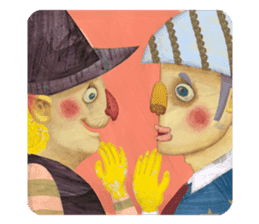 Witch Barbara and Daniel sticker #638174