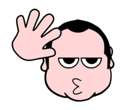 A plump office worker sticker #638536