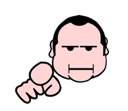 A plump office worker sticker #638557