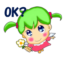 Healing angel Nano ver.English sticker #638607