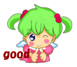 Healing angel Nano ver.English sticker #638608