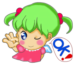 Healing angel Nano ver.English sticker #638612