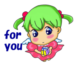 Healing angel Nano ver.English sticker #638615