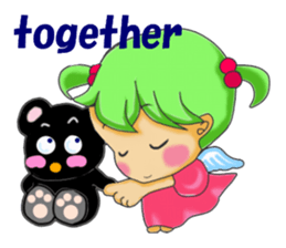 Healing angel Nano ver.English sticker #638617