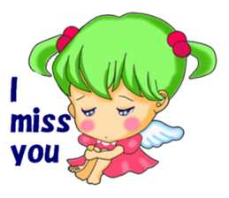 Healing angel Nano ver.English sticker #638618