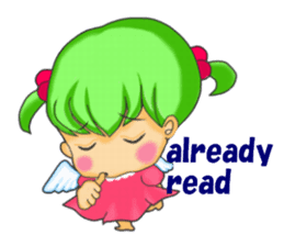 Healing angel Nano ver.English sticker #638620