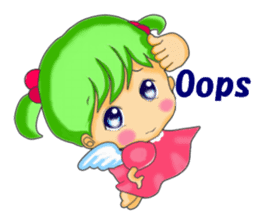 Healing angel Nano ver.English sticker #638623