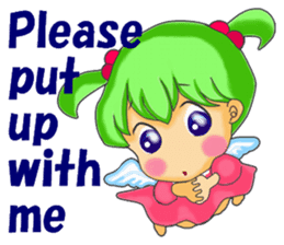 Healing angel Nano ver.English sticker #638626