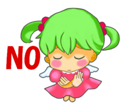 Healing angel Nano ver.English sticker #638627