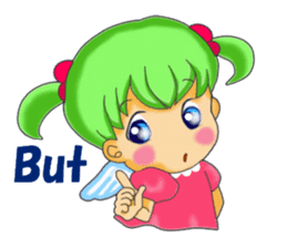 Healing angel Nano ver.English sticker #638629