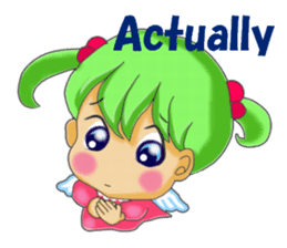 Healing angel Nano ver.English sticker #638630