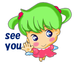 Healing angel Nano ver.English sticker #638633