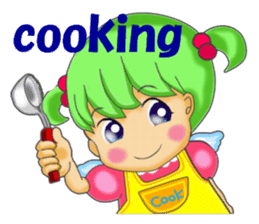 Healing angel Nano ver.English sticker #638639