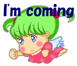 Healing angel Nano ver.English sticker #638641