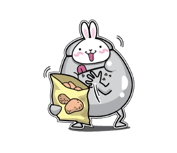 Jelly beans Rabbit mask.2 sticker #638653