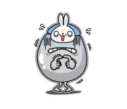 Jelly beans Rabbit mask.2 sticker #638667