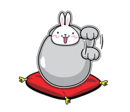 Jelly beans Rabbit mask.2 sticker #638681