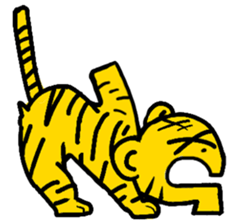 Animal Typography sticker #638771