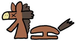 Animal Typography sticker #638789