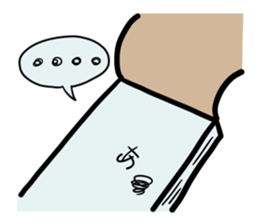 Notepad mere. sticker #638997