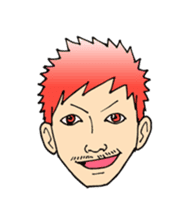 A mustached person sticker #639122