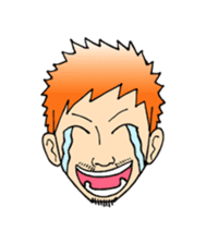 A mustached person sticker #639126