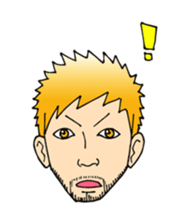 A mustached person sticker #639129