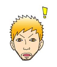 A mustached person sticker #639129