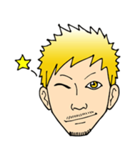 A mustached person sticker #639131