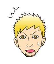 A mustached person sticker #639133