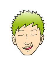 A mustached person sticker #639137