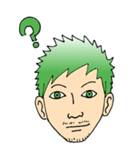 A mustached person sticker #639140