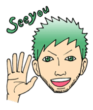 A mustached person sticker #639141