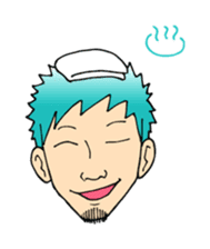 A mustached person sticker #639143