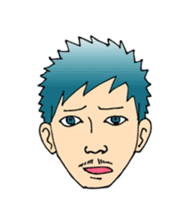 A mustached person sticker #639144