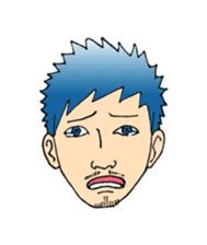 A mustached person sticker #639145