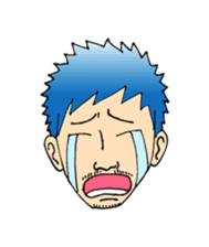 A mustached person sticker #639146